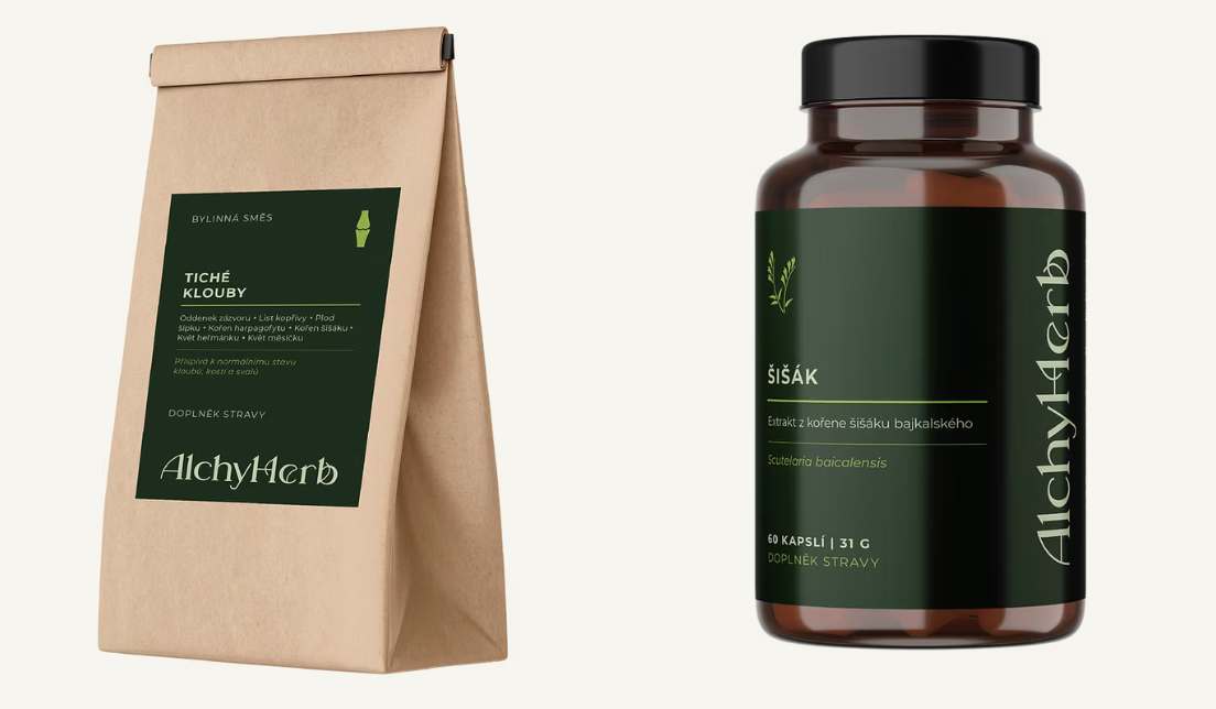 Bylinné směsi Alchyherb. 